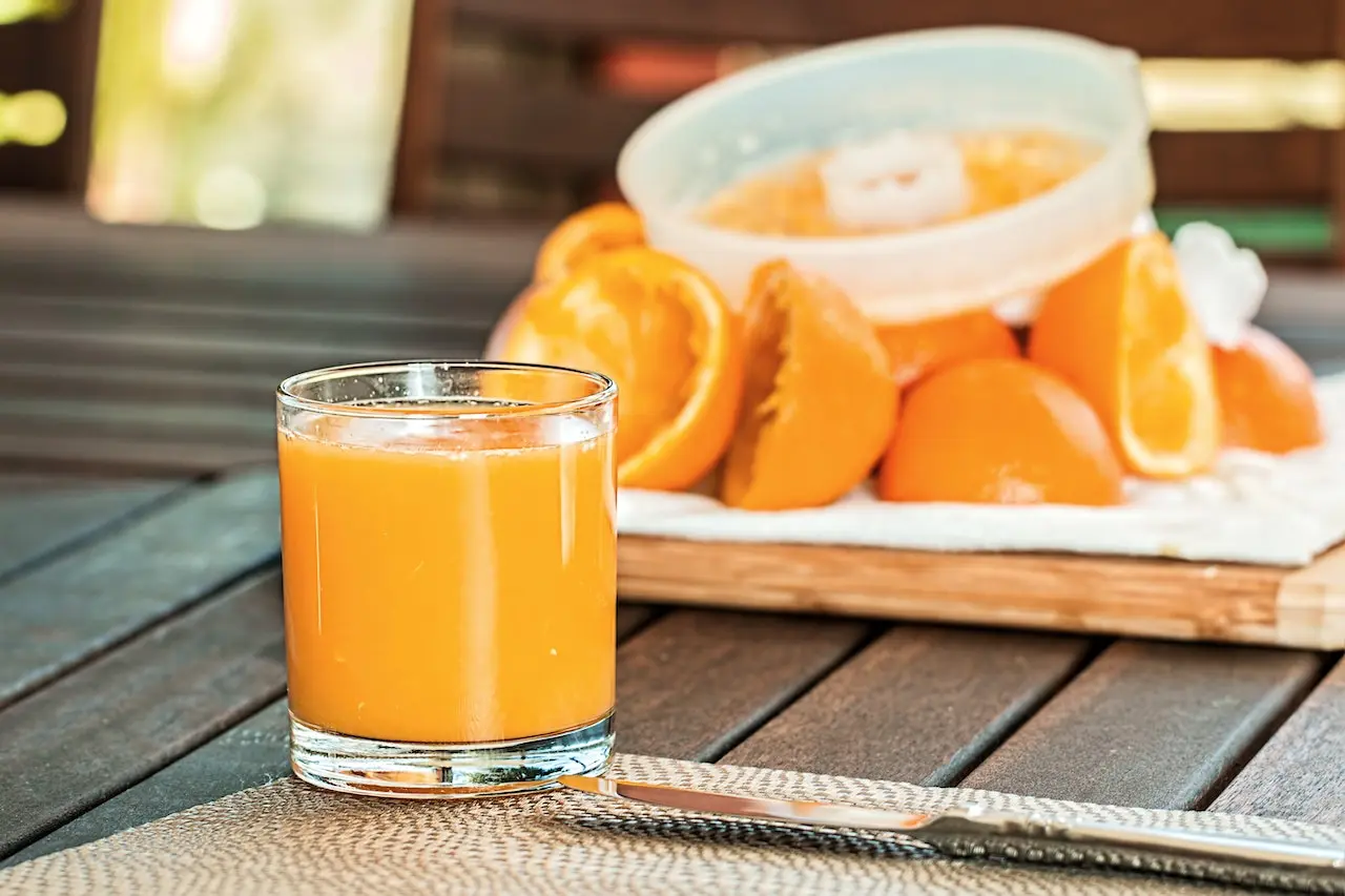 orange healthy juice